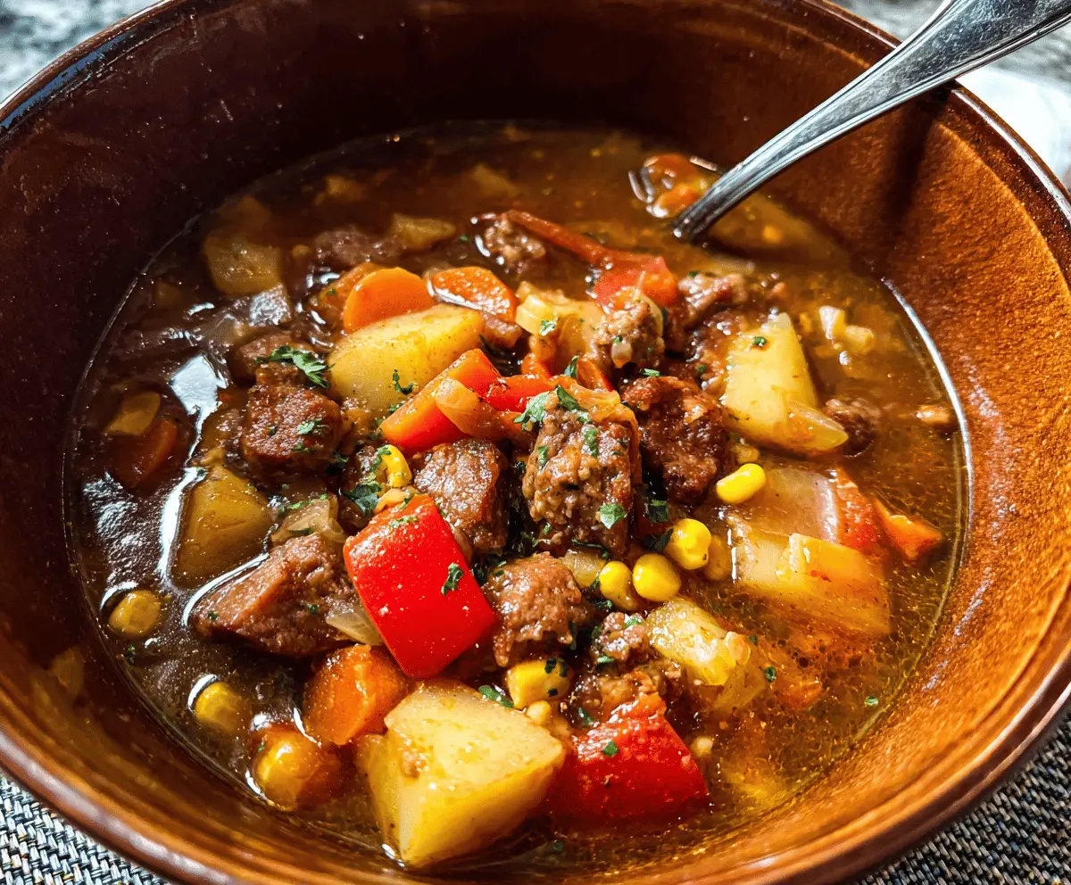Hearty Cowboy Stew Recipe for Cozy Nights