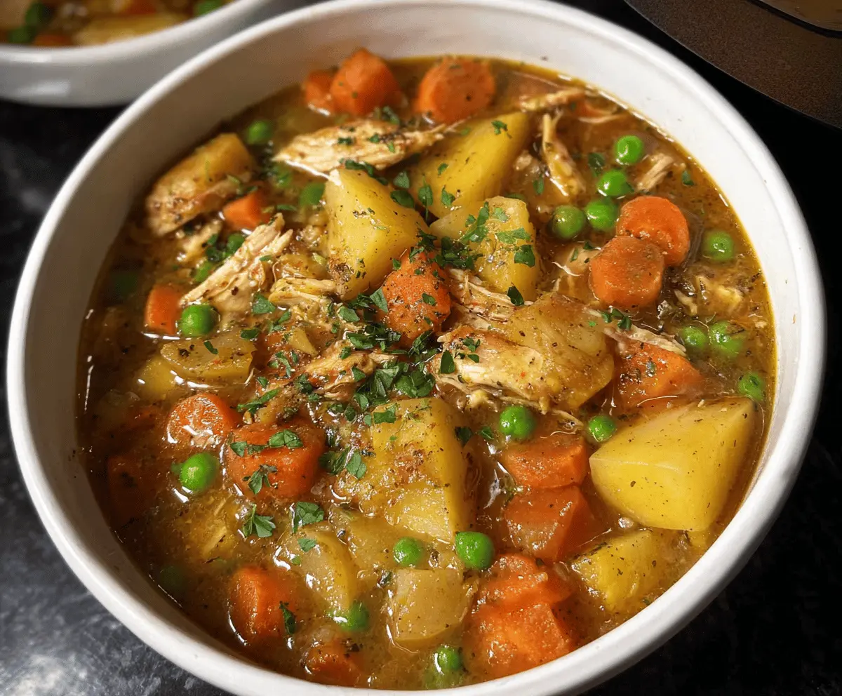 Easy Slow Cooker Chicken Stew Recipe for Comfort Meals
