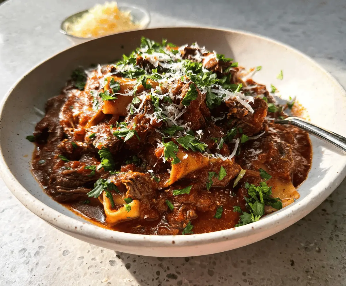 Easy Slow Cooker Beef Ragu Recipe