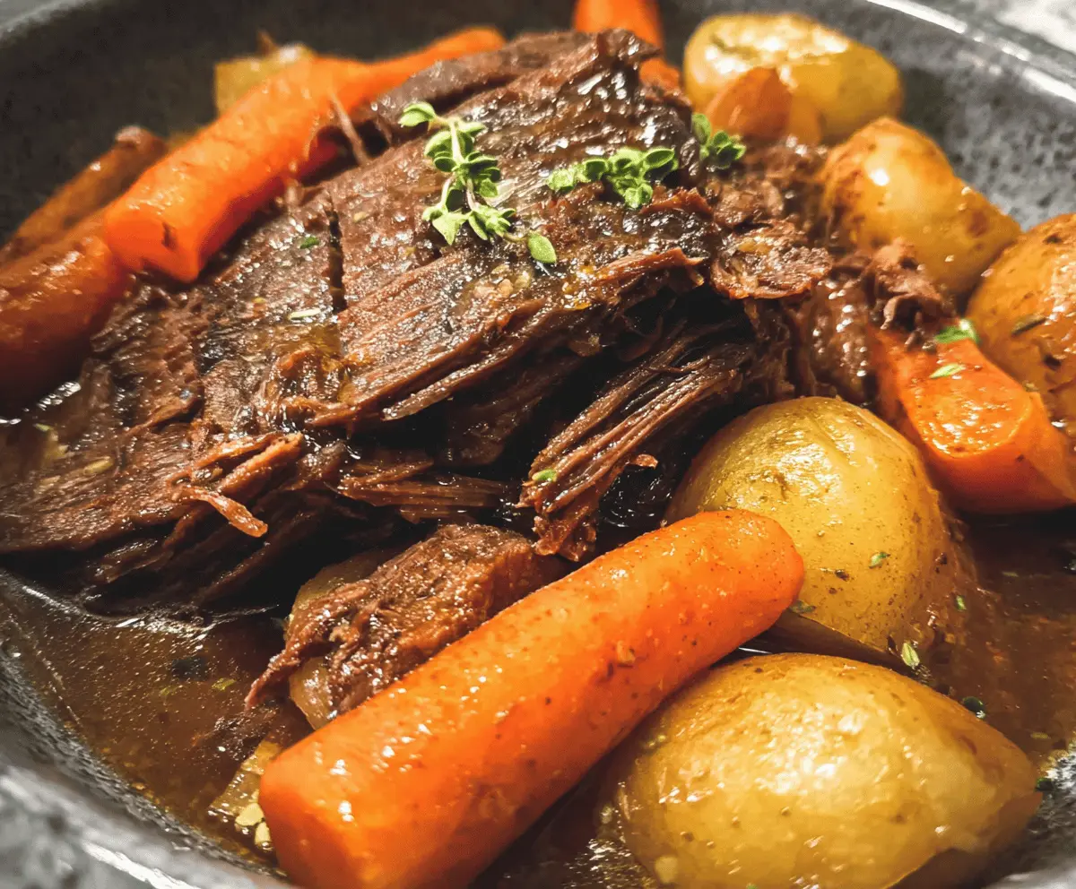 Easy Instant Pot Pot Roast Recipe