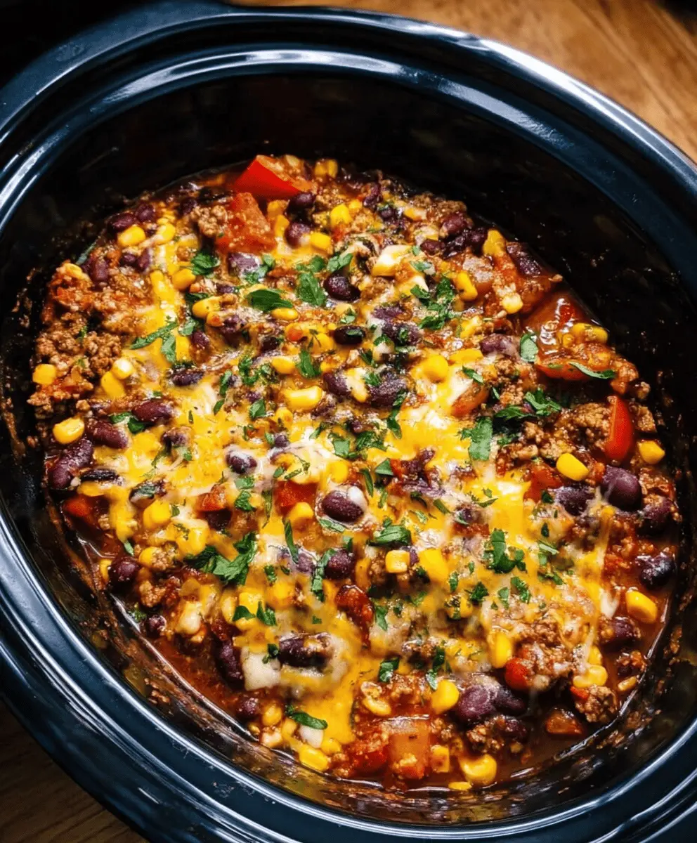 Easy Slow Cooker Cowboy Casserole Recipe