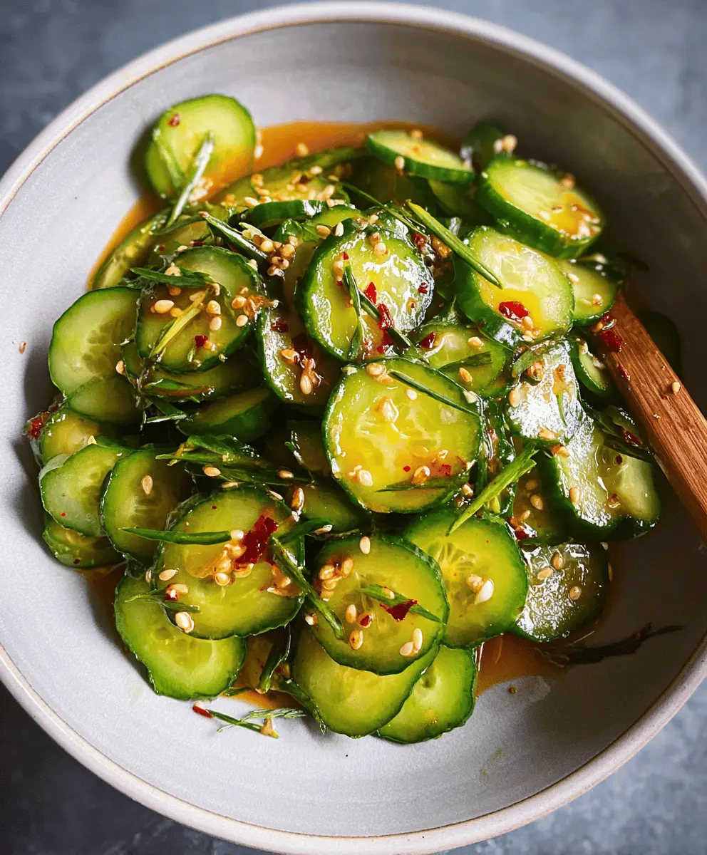 Easy Asian Cucumber Salad Recipe for Summer
