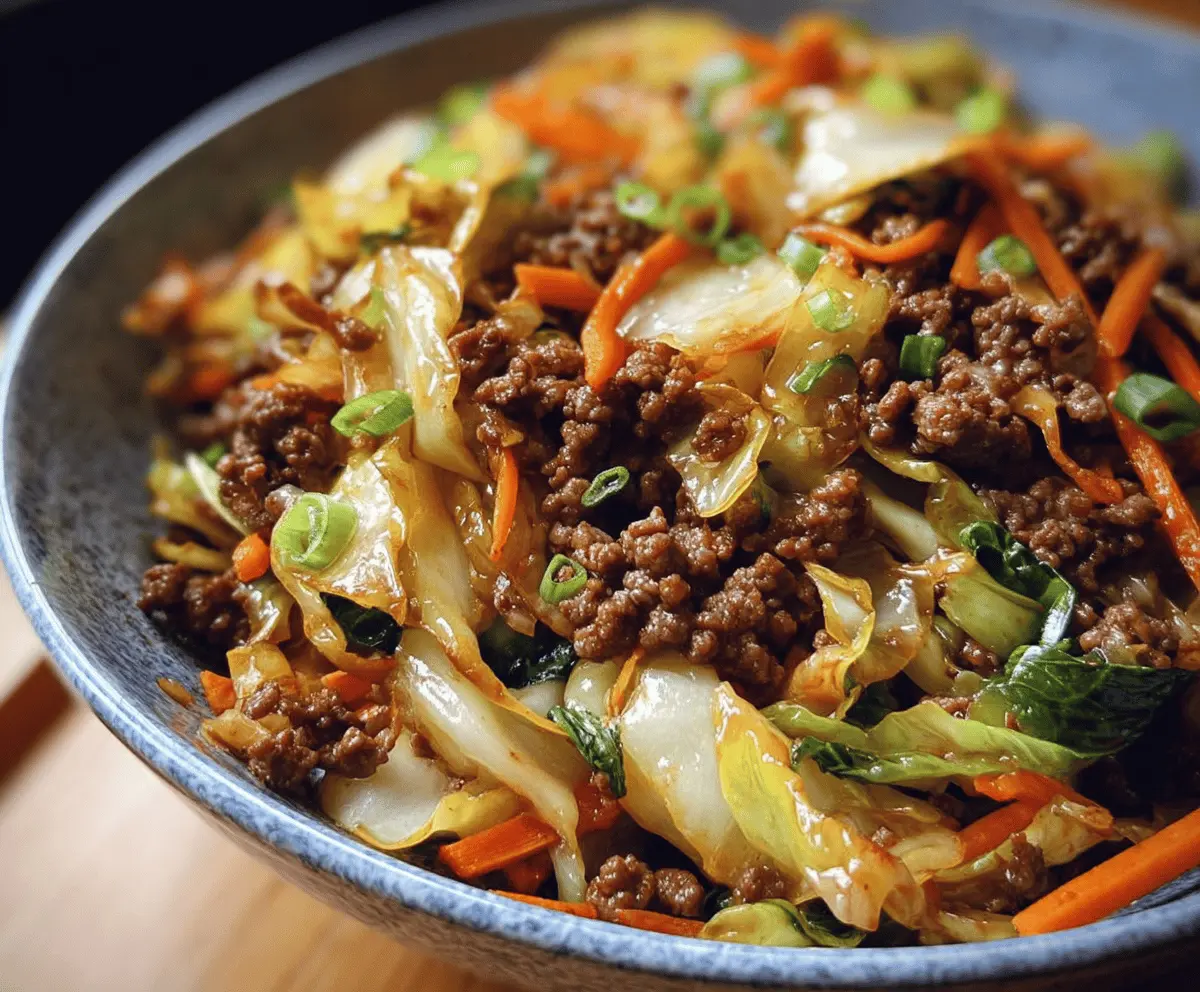 Quick Chinese Beef and Cabbage Stir-Fry Recipe