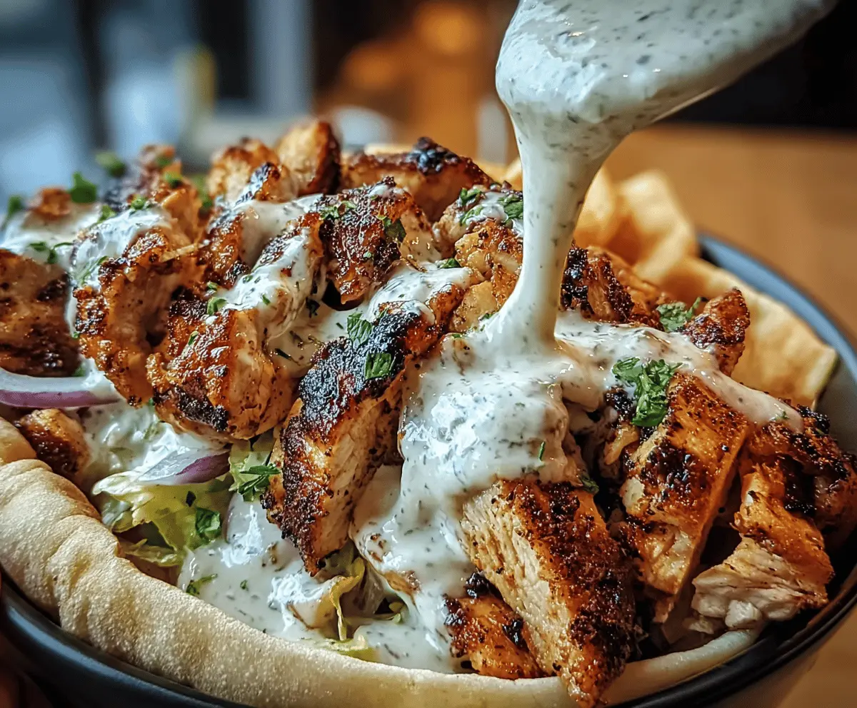 Easy Chicken Shawarma With Creamy Garlic Sauce