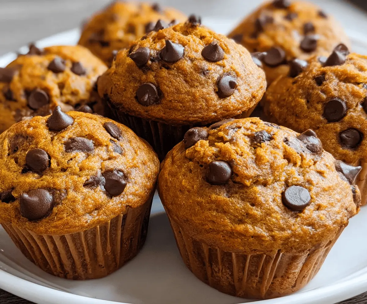Moist Pumpkin Chocolate Chip Muffins Recipe