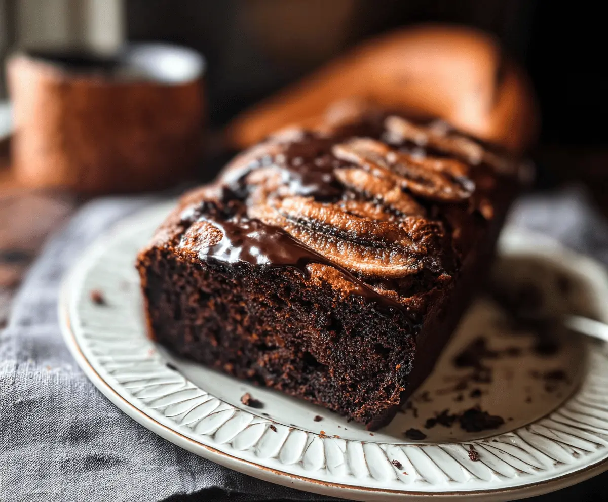 Moist Chocolate Espresso Banana Bread Recipe