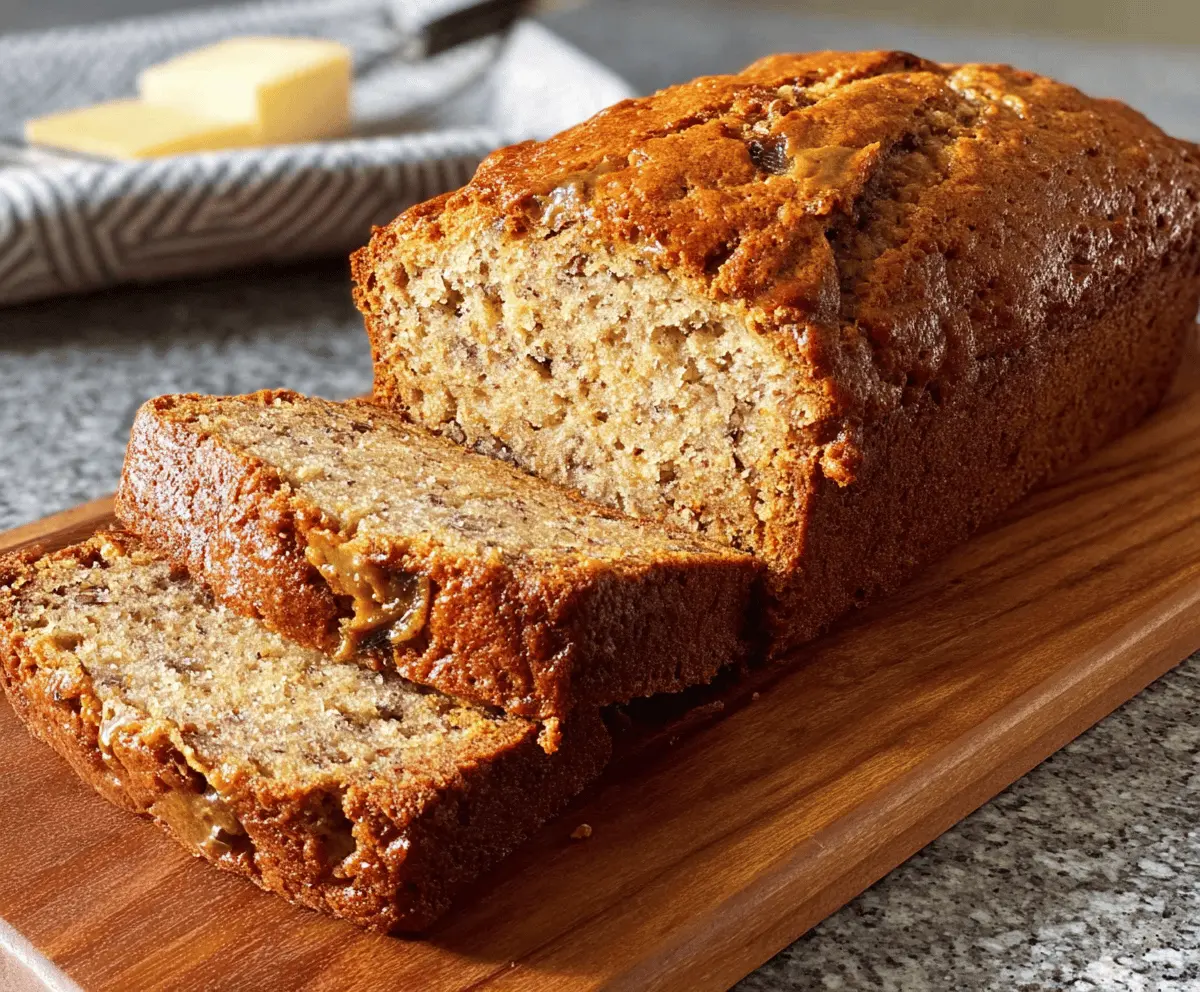Moist Sour Cream Banana Bread Recipe