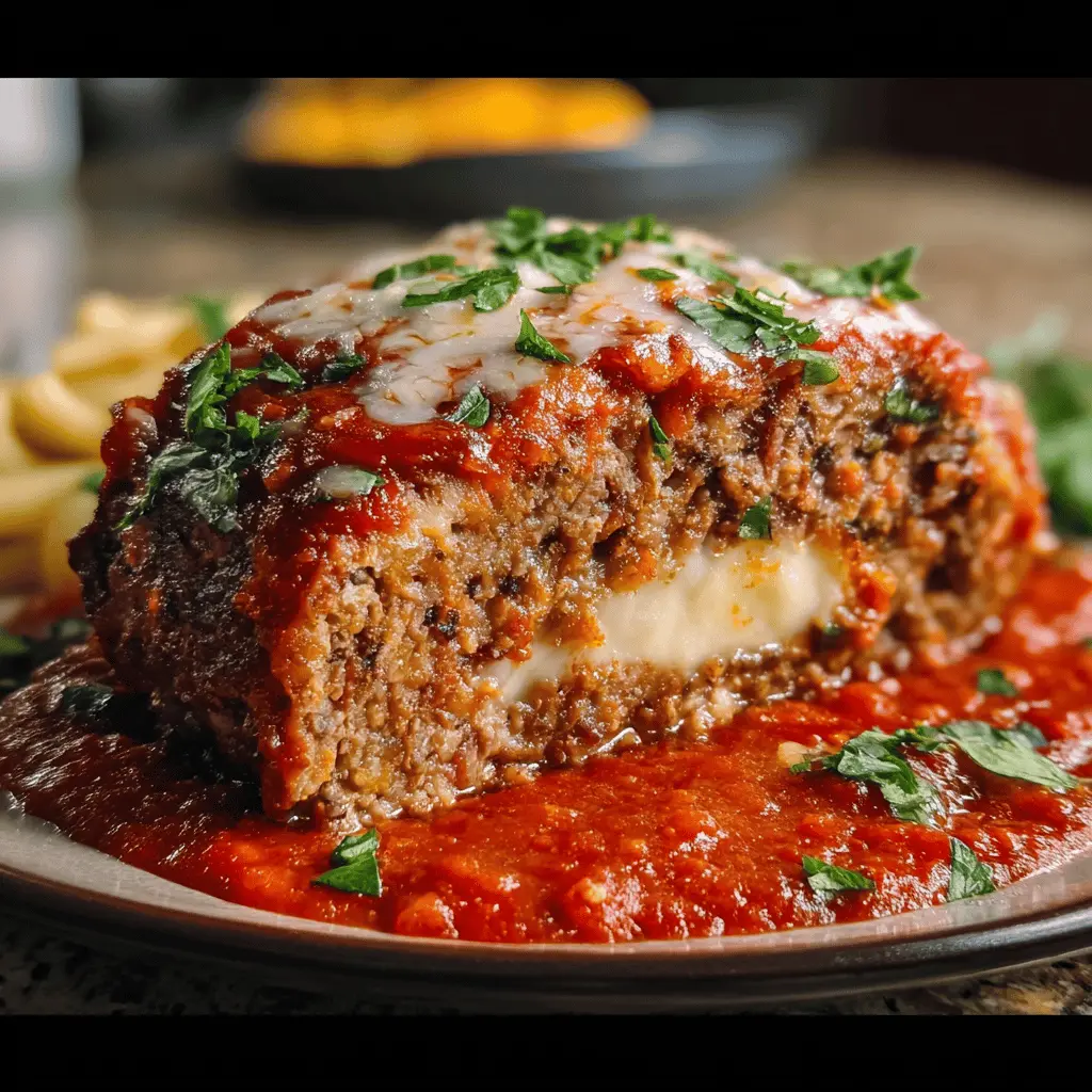 Easy Stuffed Italian Meatloaf Recipe