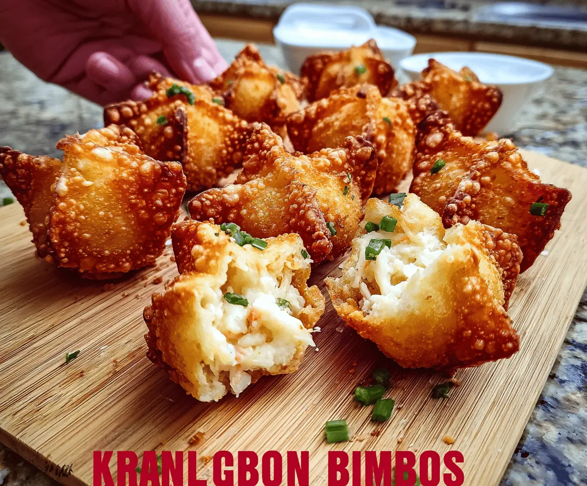 Crispy Crab Rangoon Bombs with Creamy Filling