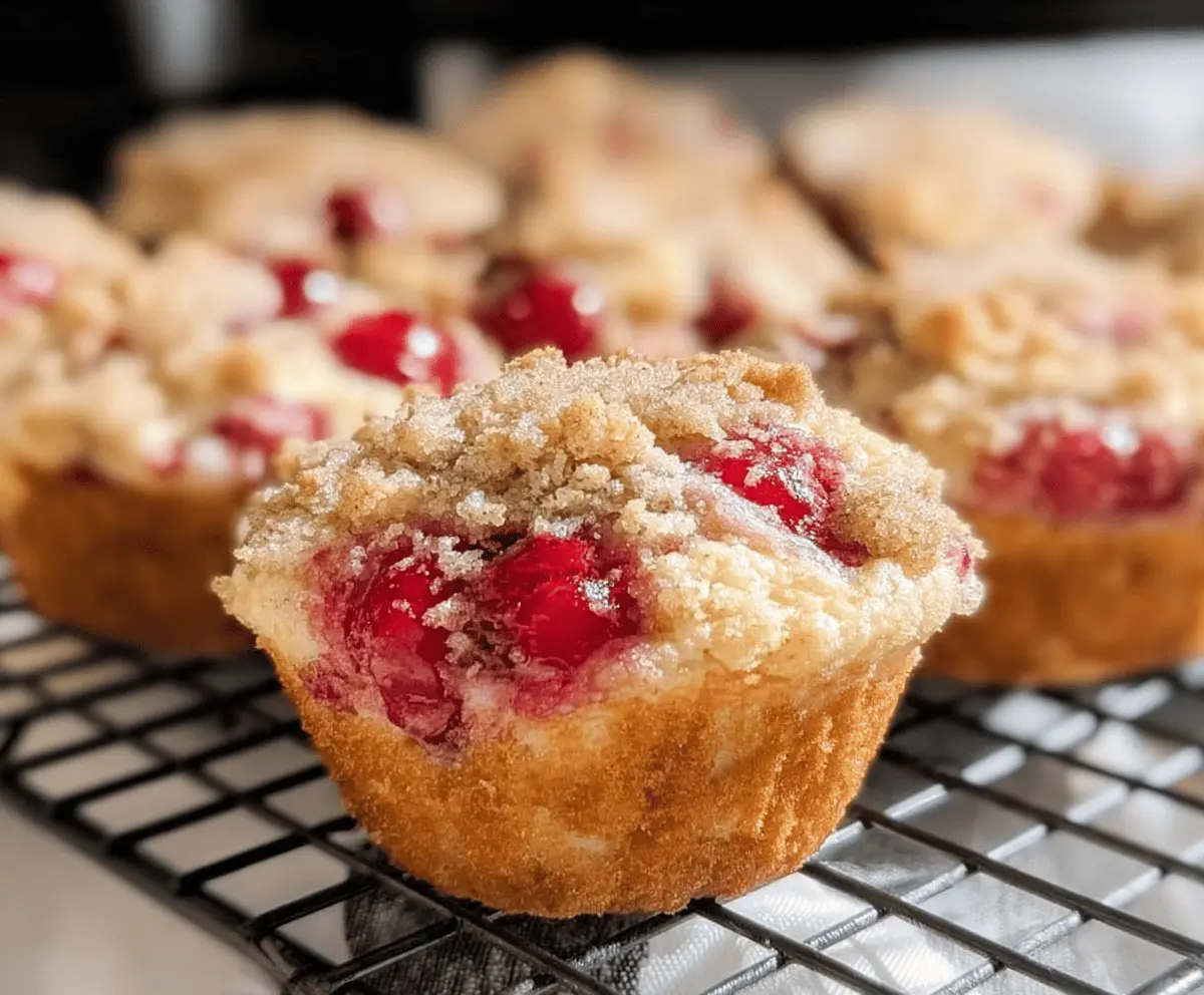 Easy Cherry Cobbler Muffins Recipe