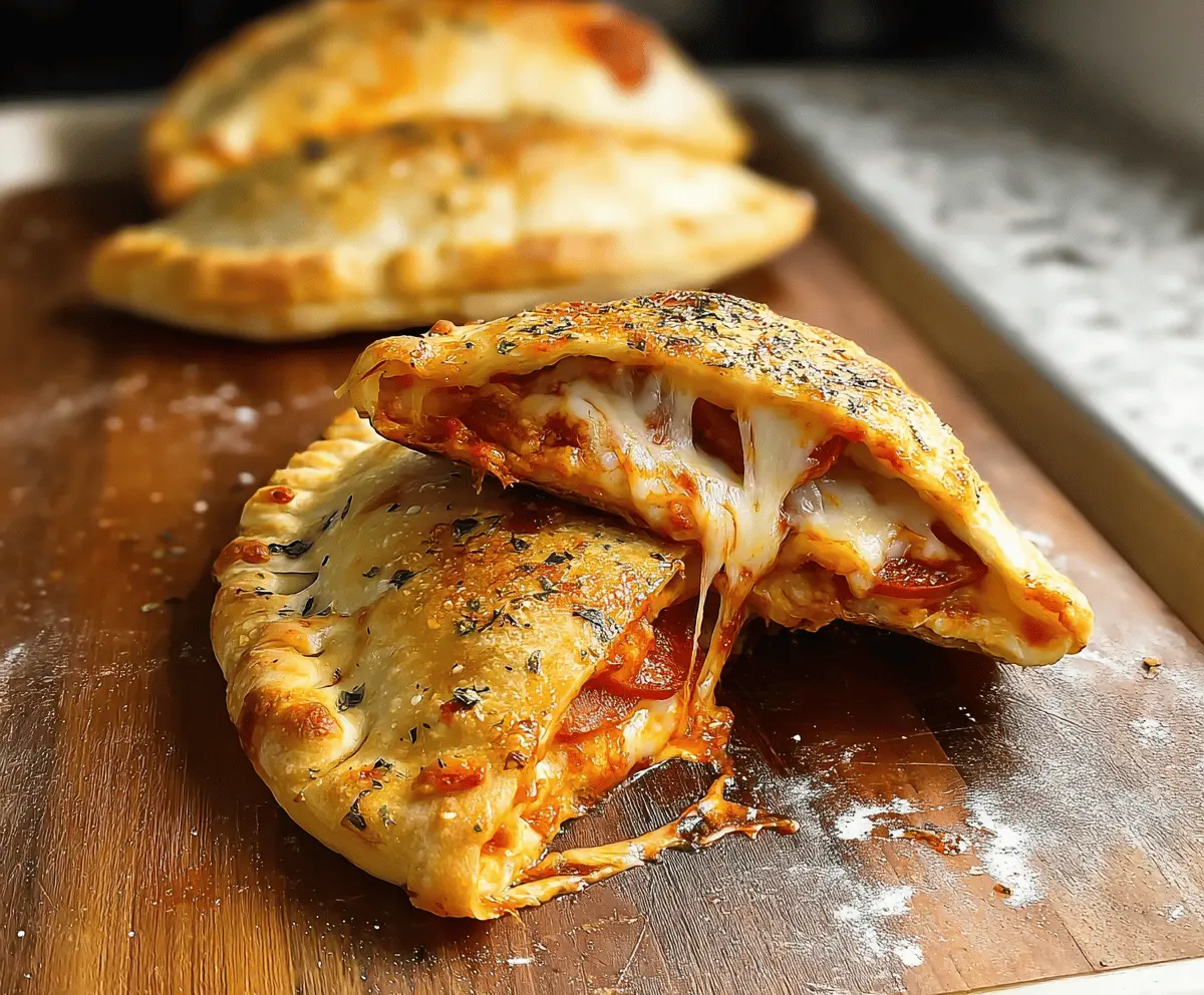 Easy Cheesy Pizza Pockets Recipe for Kids