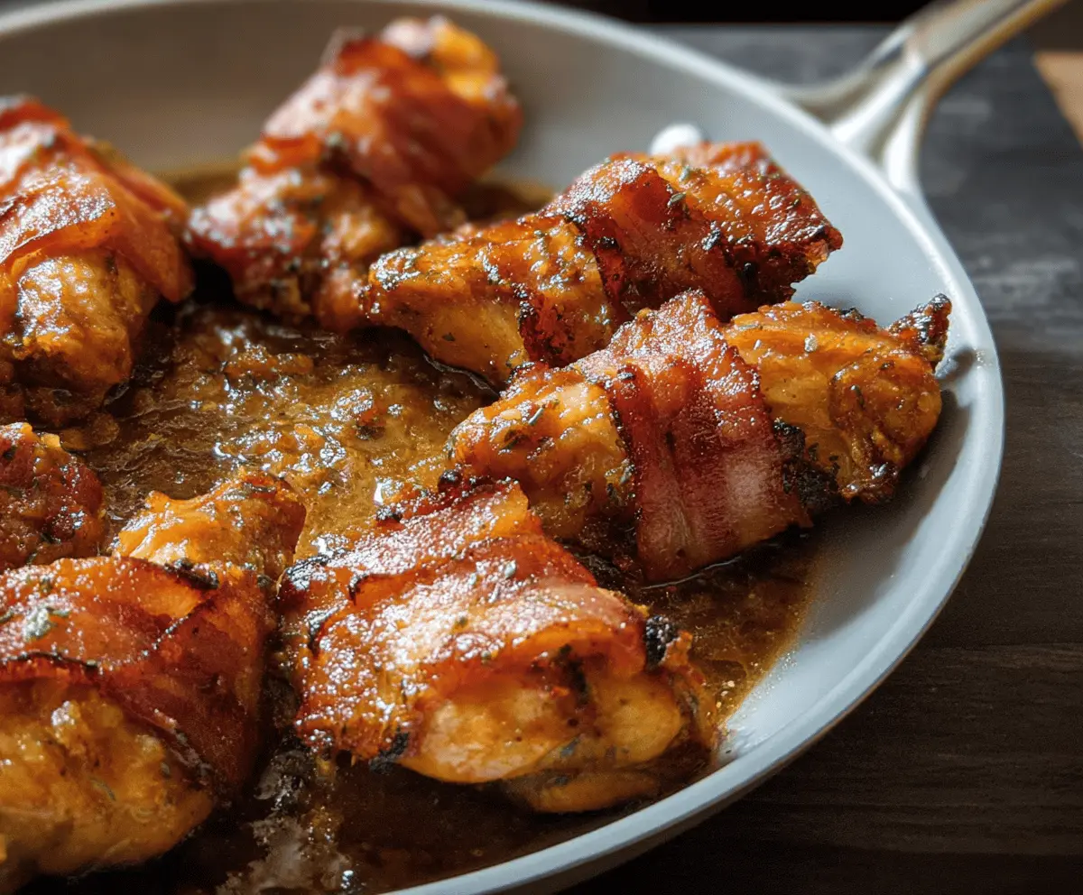 Maple Garlic Bacon Chicken Recipe for Easy Dinner
