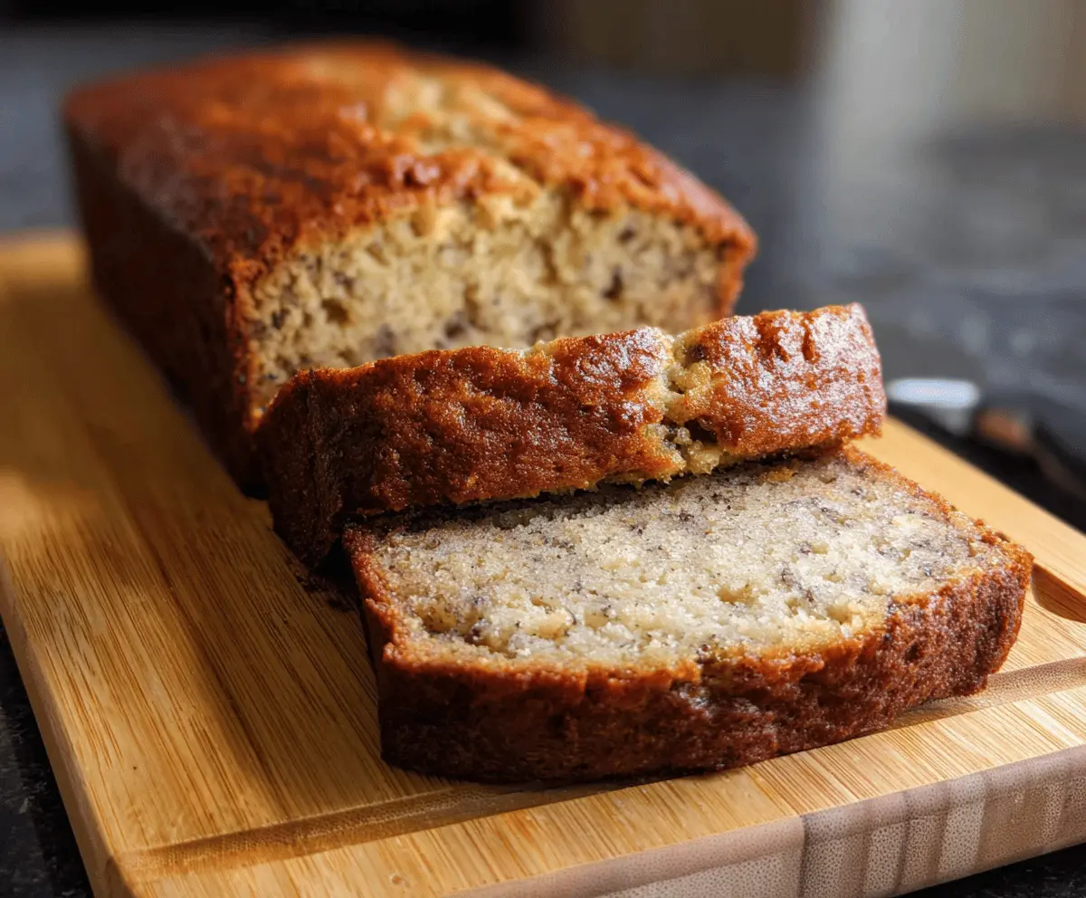 Moist Buttermilk Banana Bread Recipe