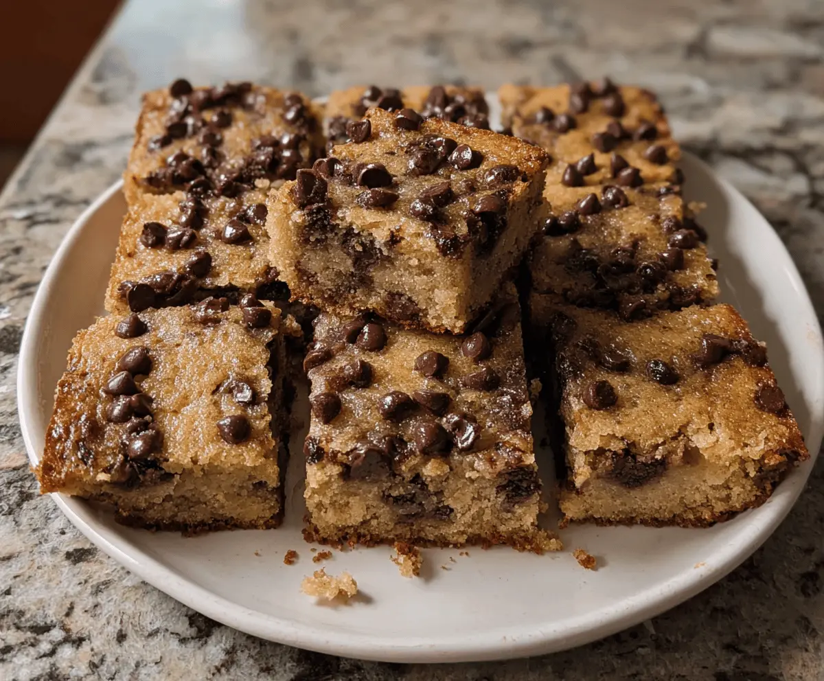 Easy Chocolate Chip Banana Bars Recipe