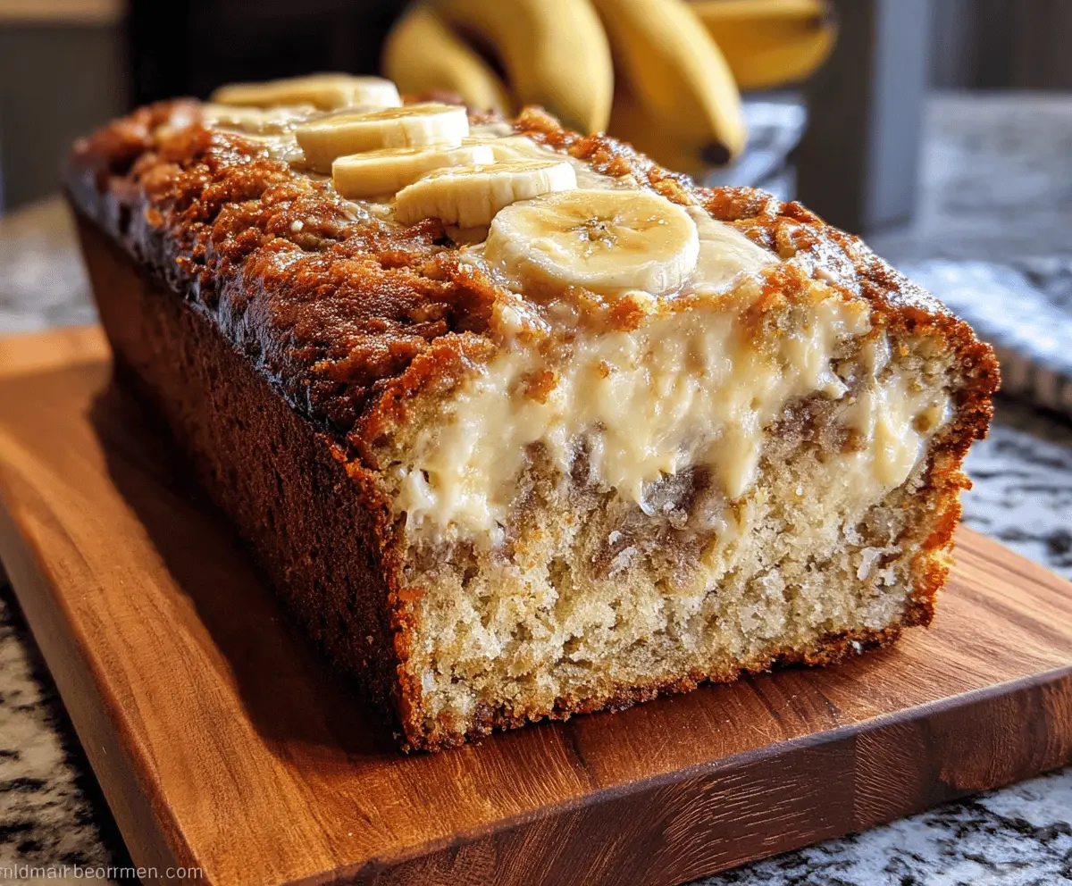 Cream Cheese Banana Bread Recipe