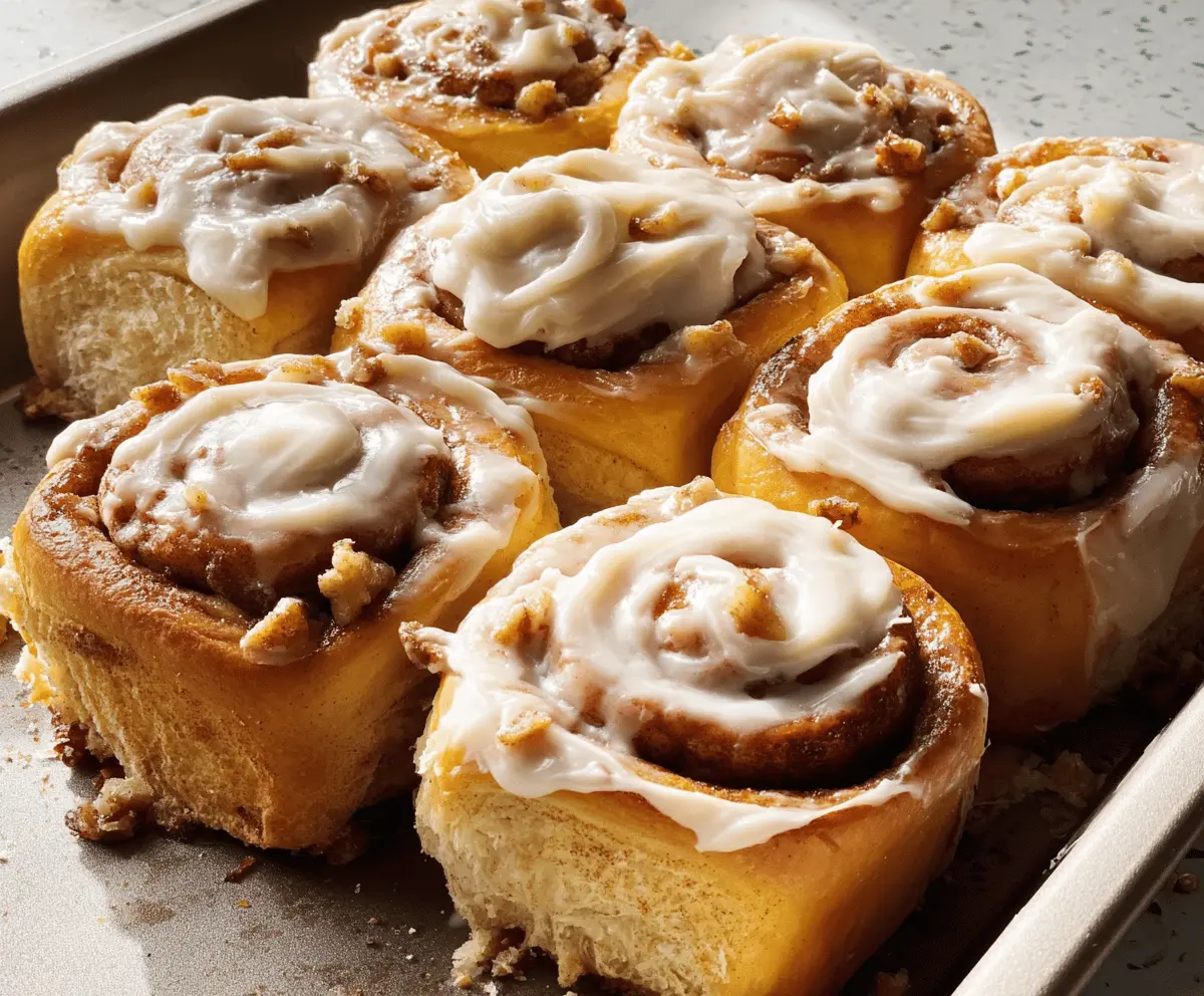 Banana Bread Cinnamon Rolls With Cream Cheese Frosting