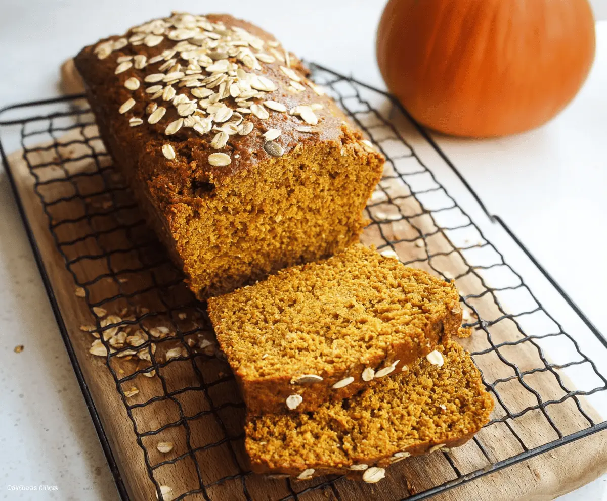 Pumpkin Oatmeal Bread