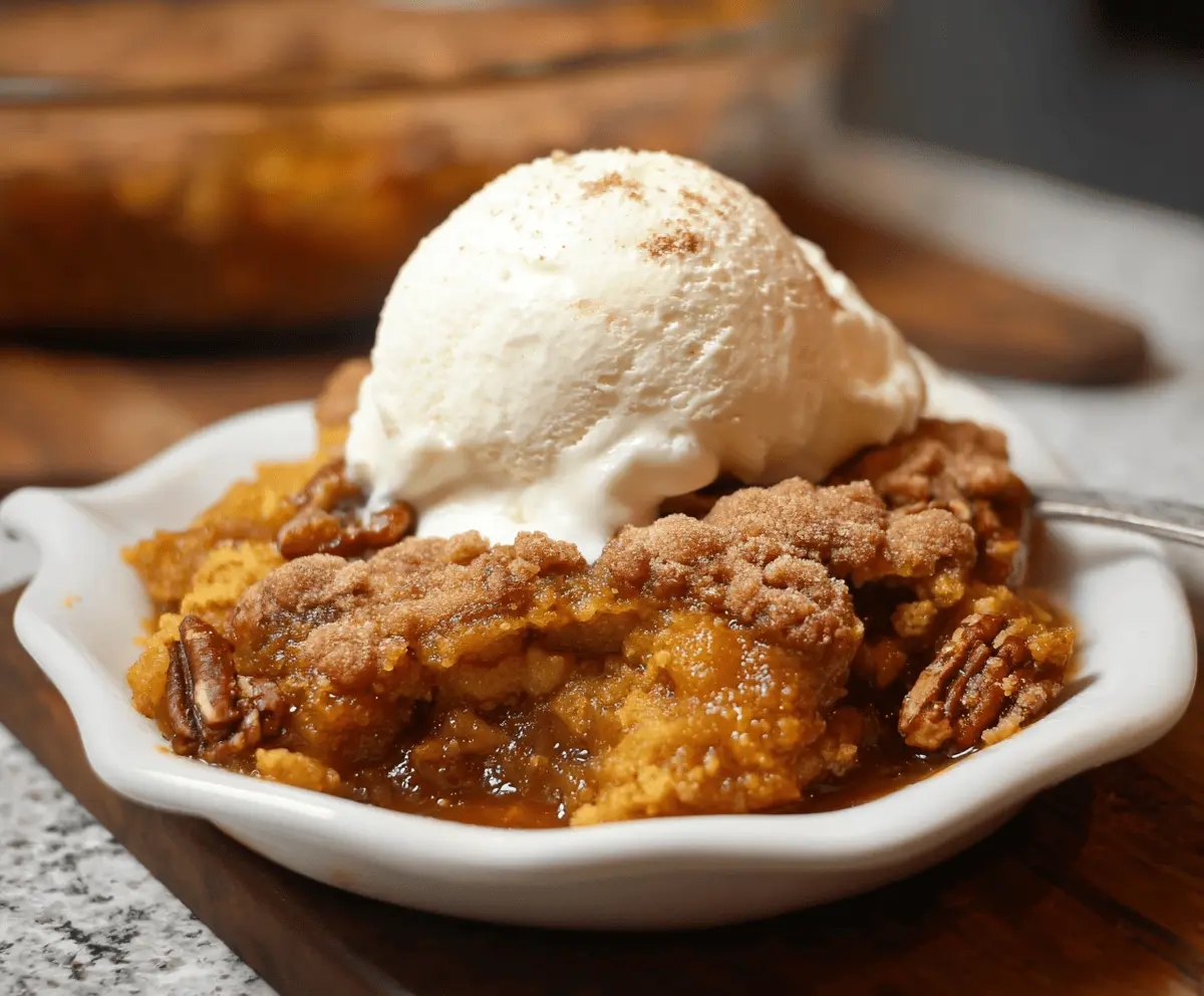 Pumpkin Cobbler