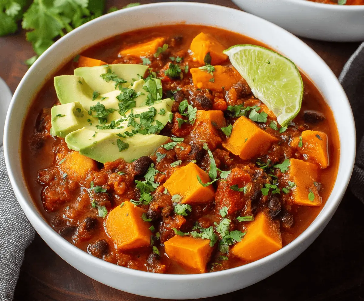 Sweet Potato Chili