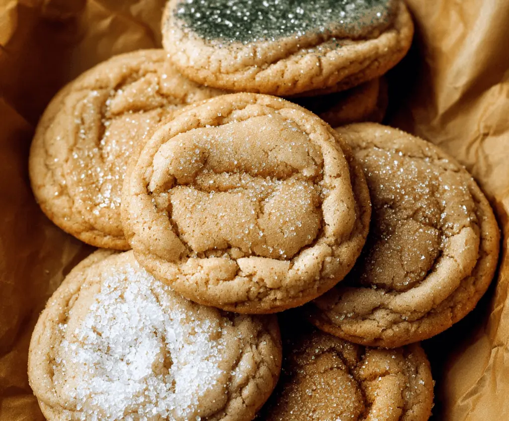 Delicious homemade brown sugar cookies with a golden crispy edge and soft center.