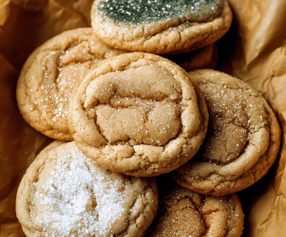 Delicious homemade brown sugar cookies with a golden crispy edge and soft center.