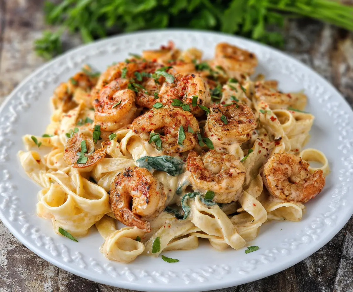 Cajun Shrimp Alfredo