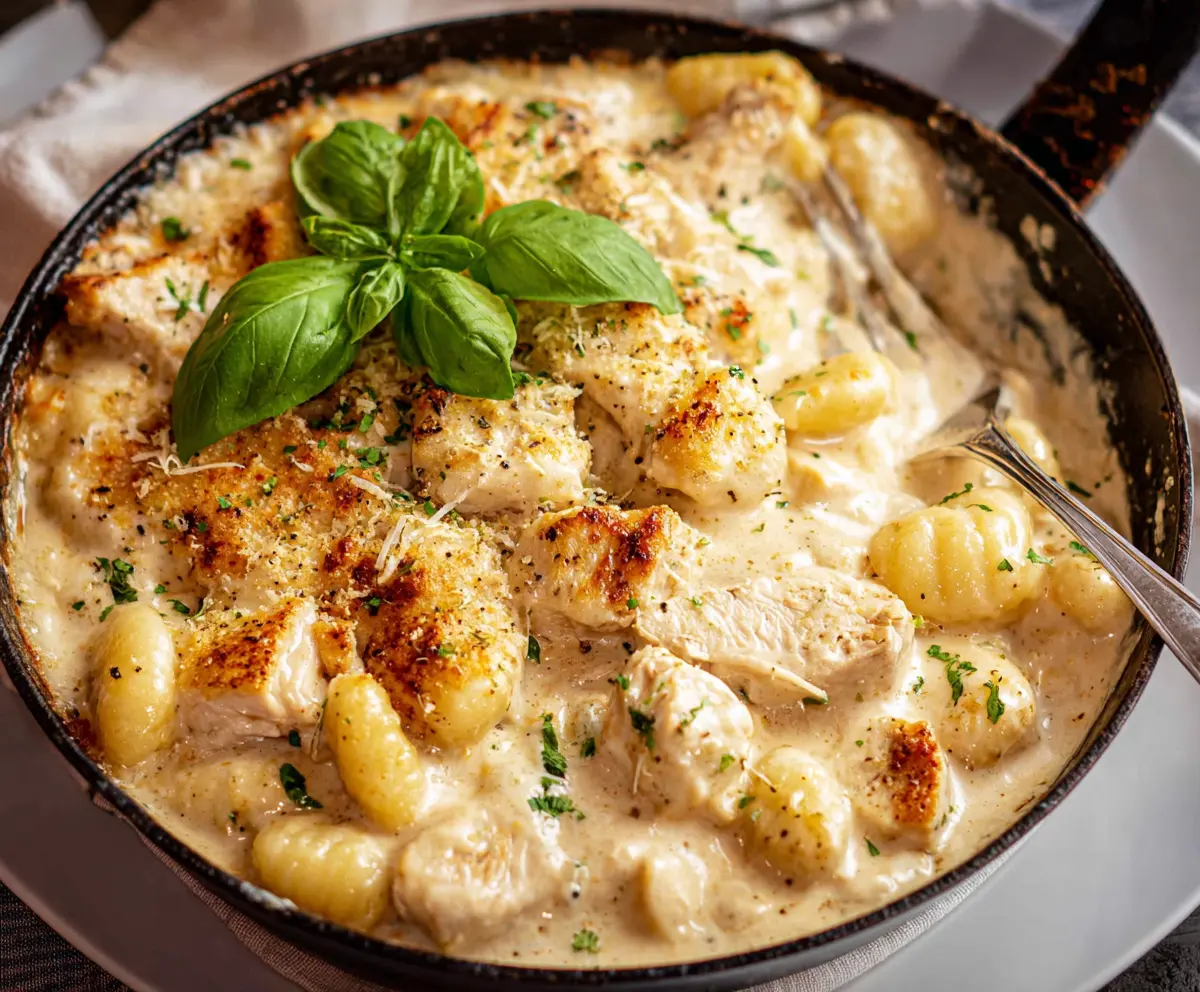 Chicken Gnocchi Alfredo