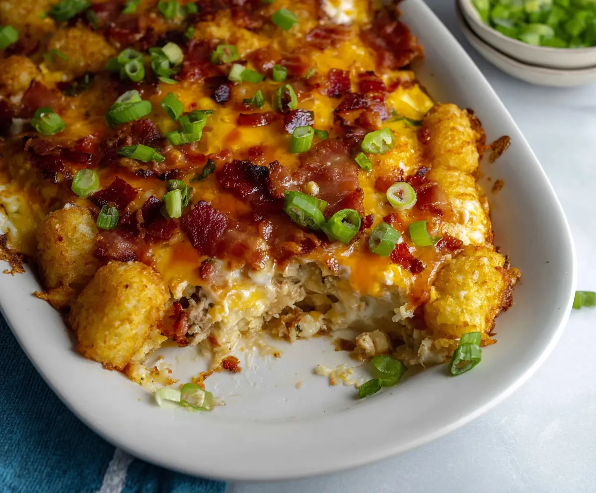 Crack Breakfast Casserole Tater Tot