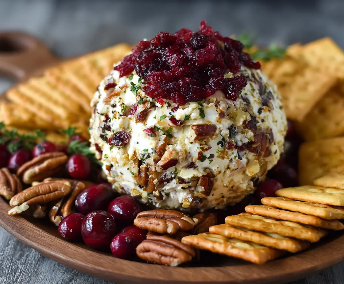 Cranberry Pecan Cheese Ball