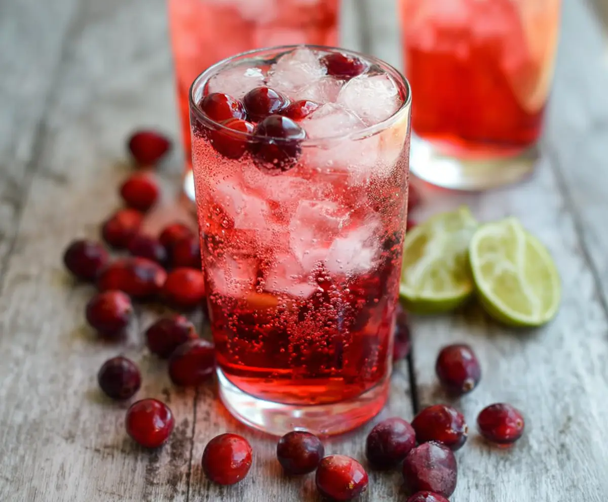 Cranberry Vodka Spritzer