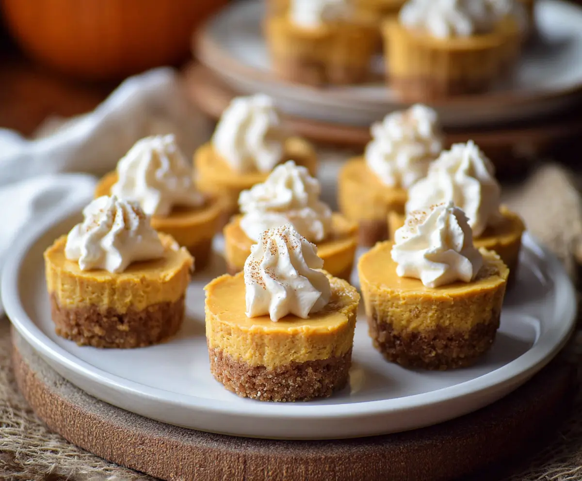 Pumpkin Cheesecake Bites