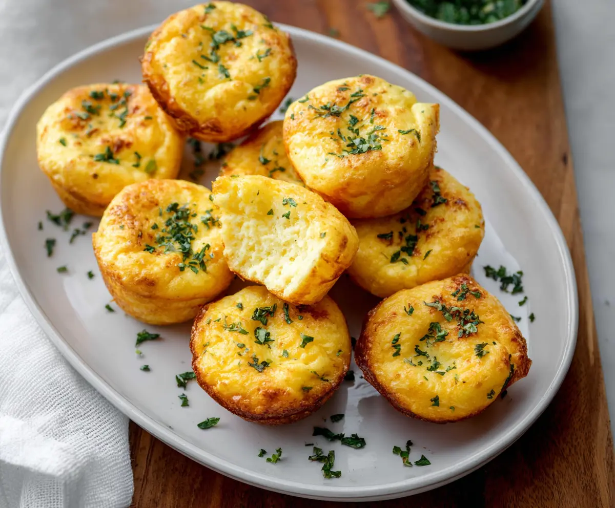 Creamy cottage cheese egg bites packed with protein, perfect for breakfast or snack.
