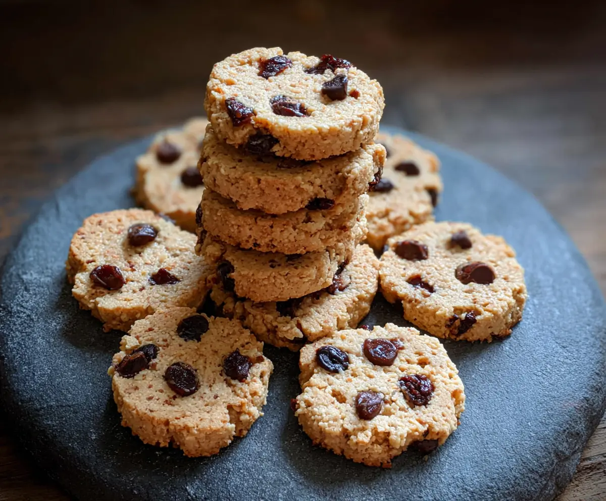Healthy cottage cheese protein cookies on a plate, perfect for a high-protein snack.