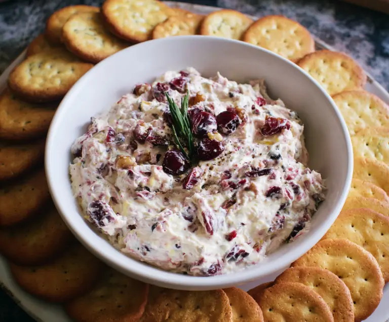 Cranberry Walnut Cream Cheese Dip