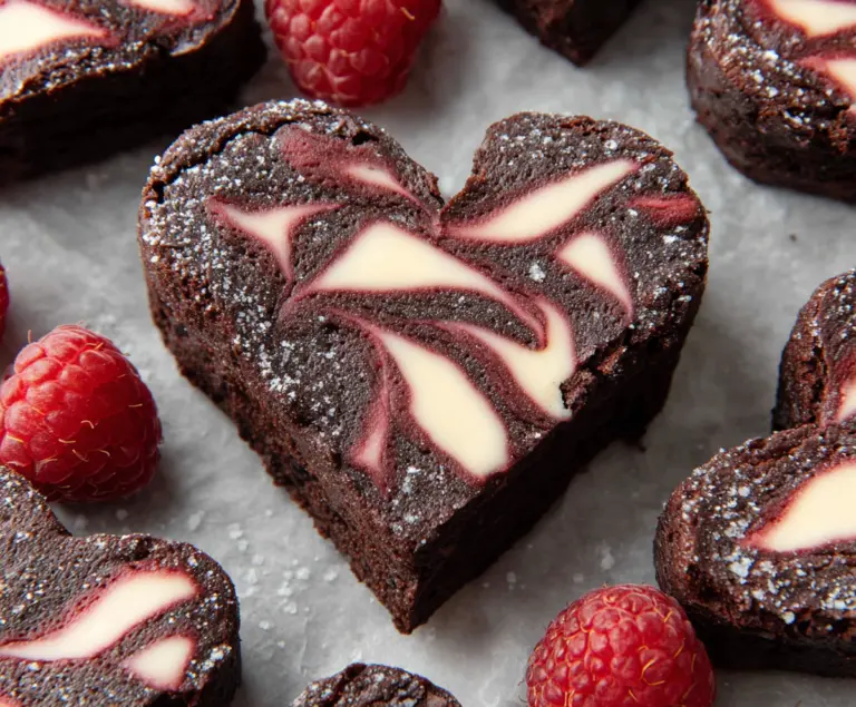 Heart-shaped Brownies