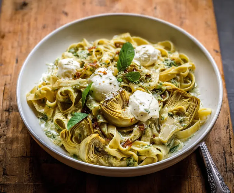 Lemon Artichoke Pasta
