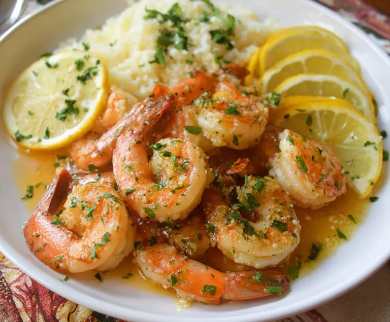 Lemon Butter Garlic Shrimp