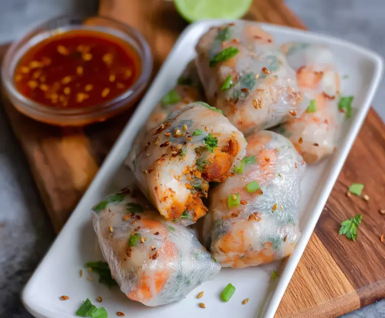 Air Fryer Shrimp Rice Paper Rolls