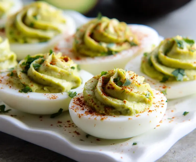 Avocado Deviled Eggs