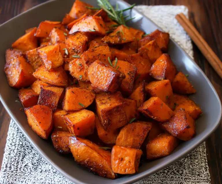 Cinnamon Roasted Sweet Potatoes