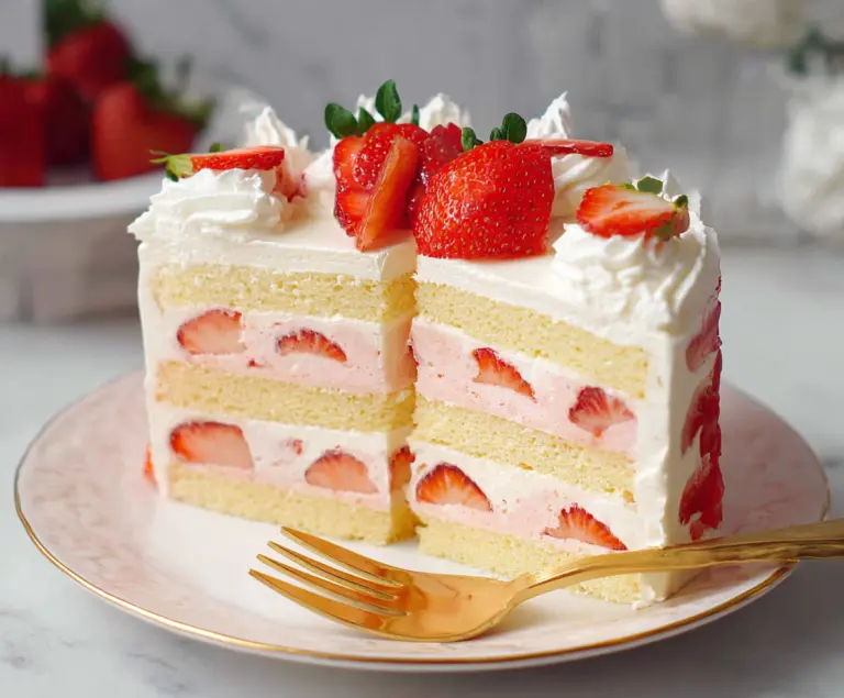 Japanese Strawberry Cake