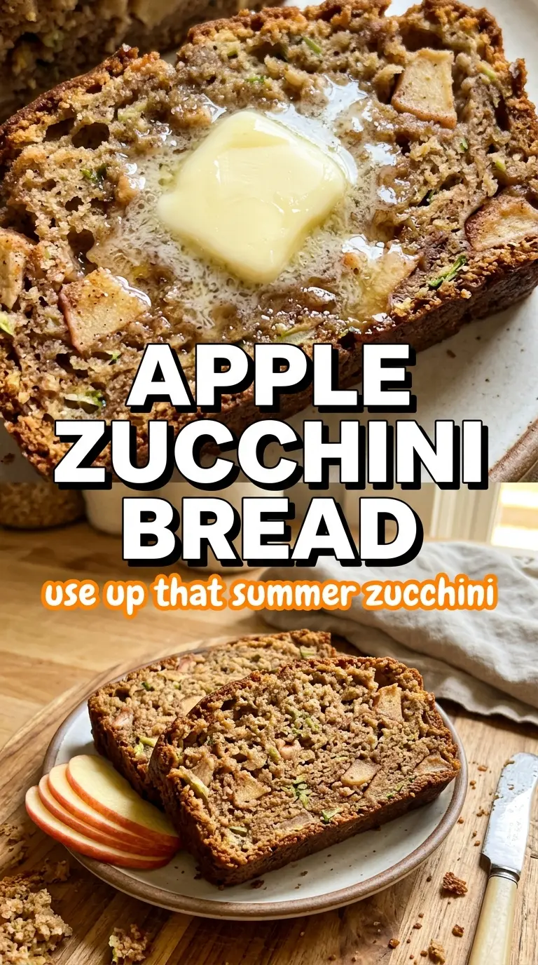 Slice of zucchini bread on a plate