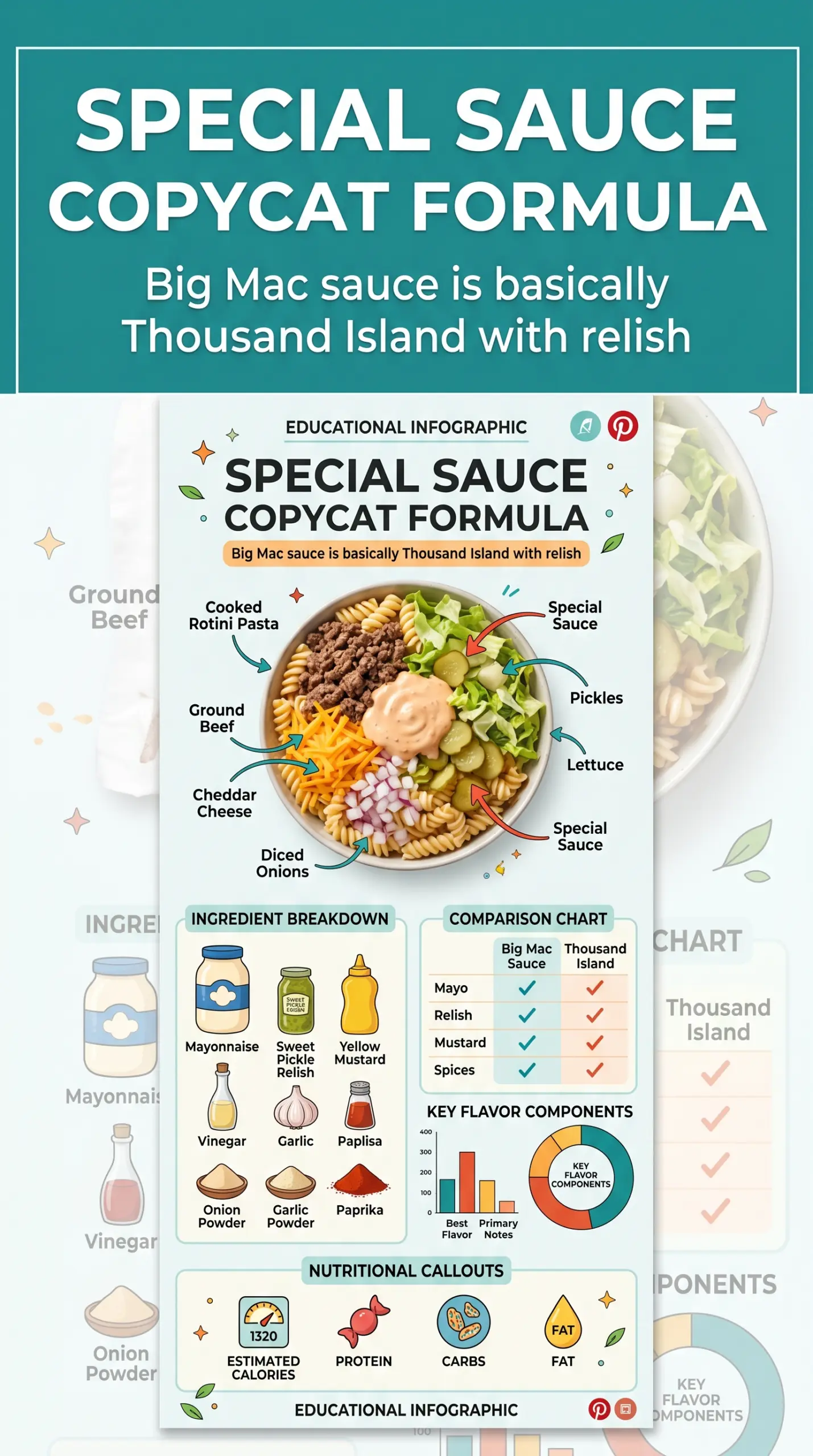 Big Mac Pasta Salad creamy burger-inspired