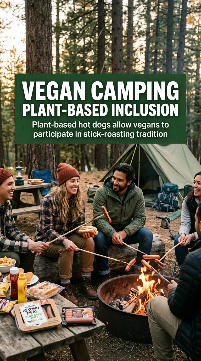 Camping Hot Dogs smoky charred campfire