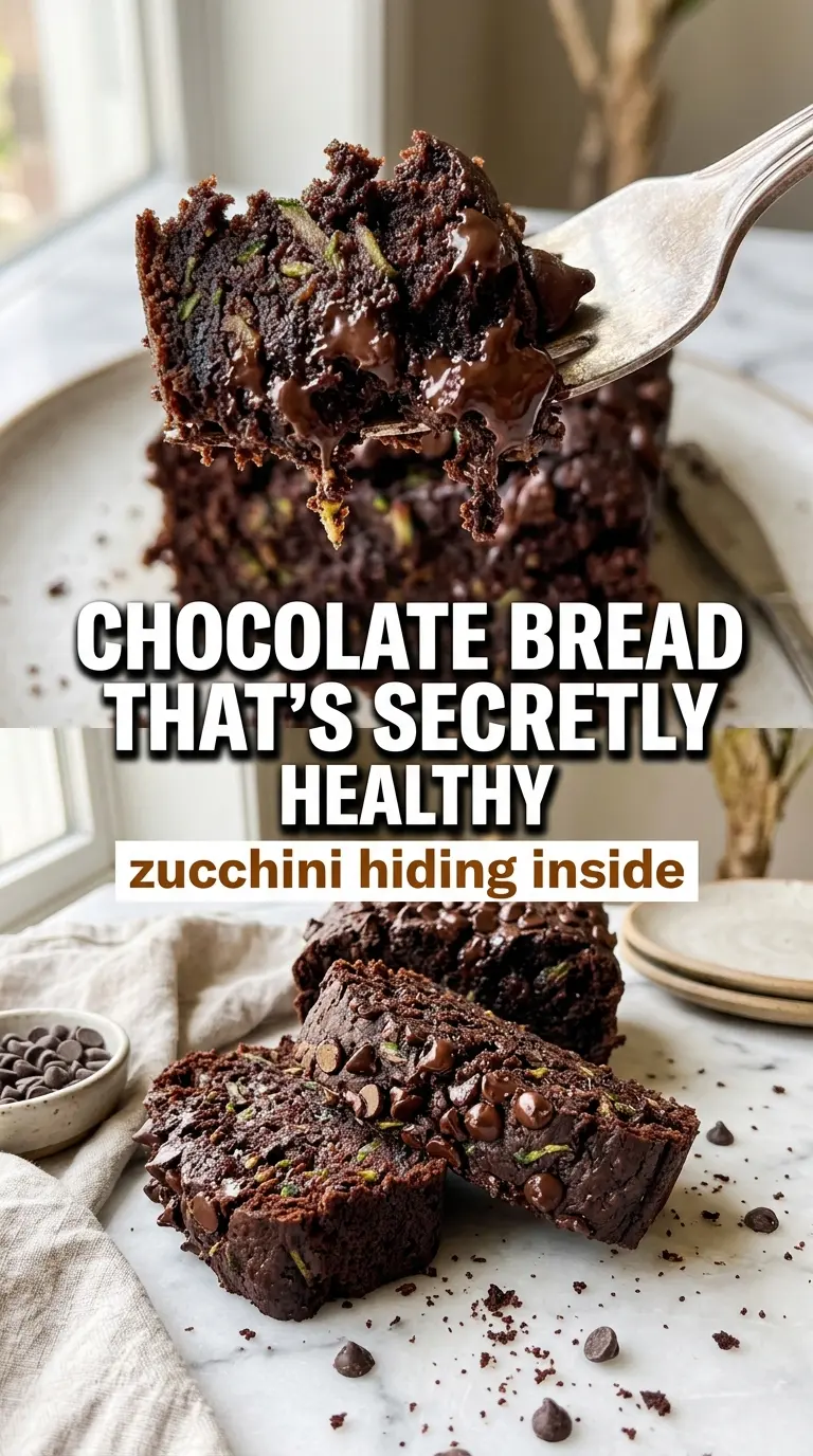 Slice of zucchini bread on a plate