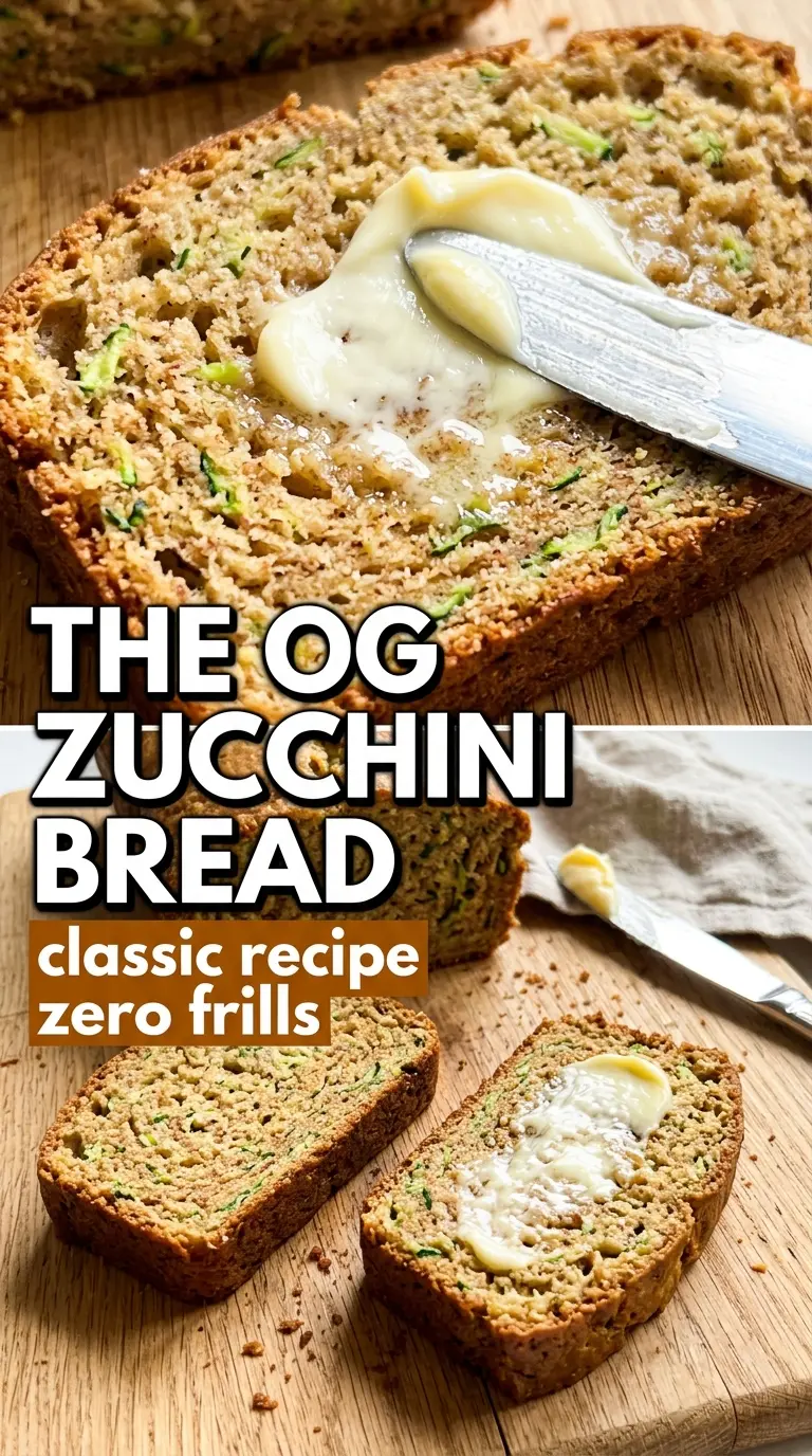 Slice of zucchini bread on a plate