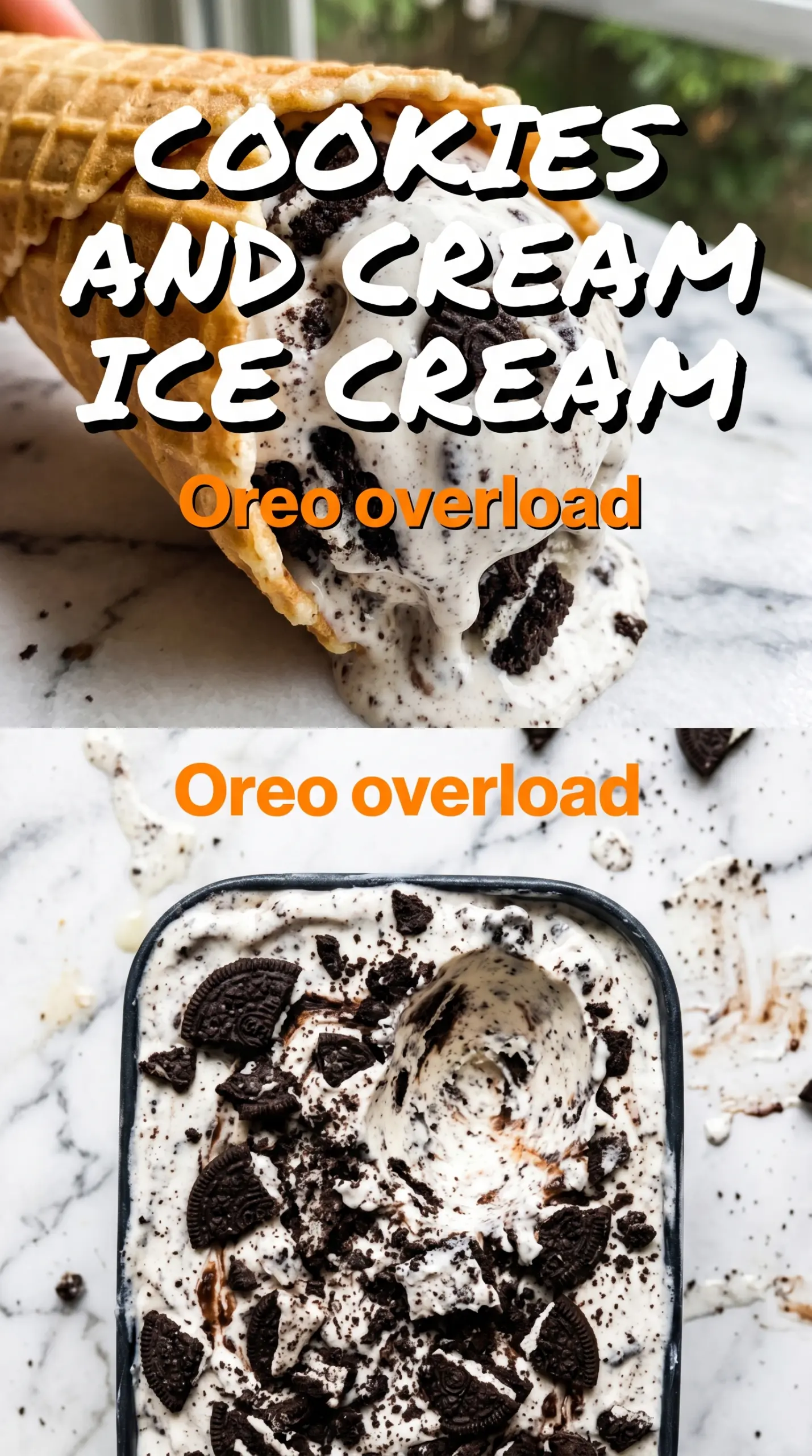 Scoop of homemade ice cream in a bowl