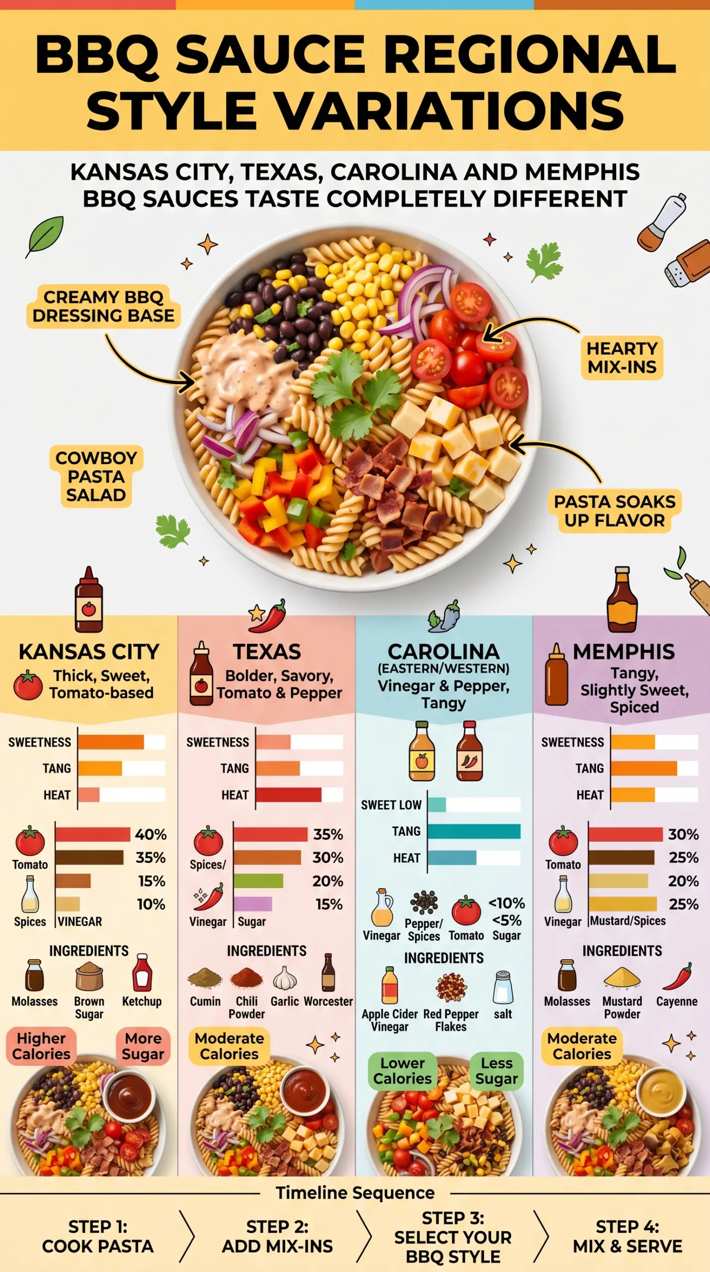 Cowboy Pasta Salad hearty crunchy loaded