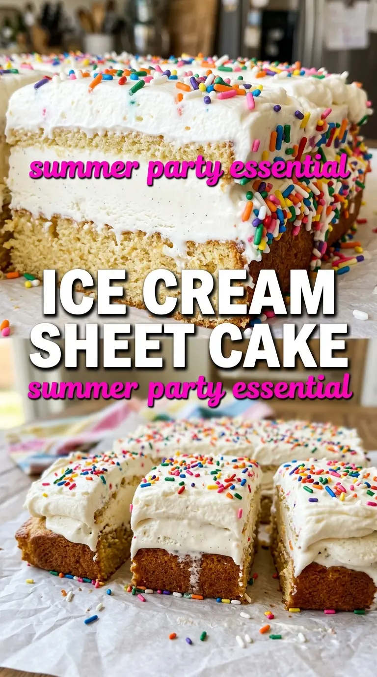 Slice of ice cream cake on a plate