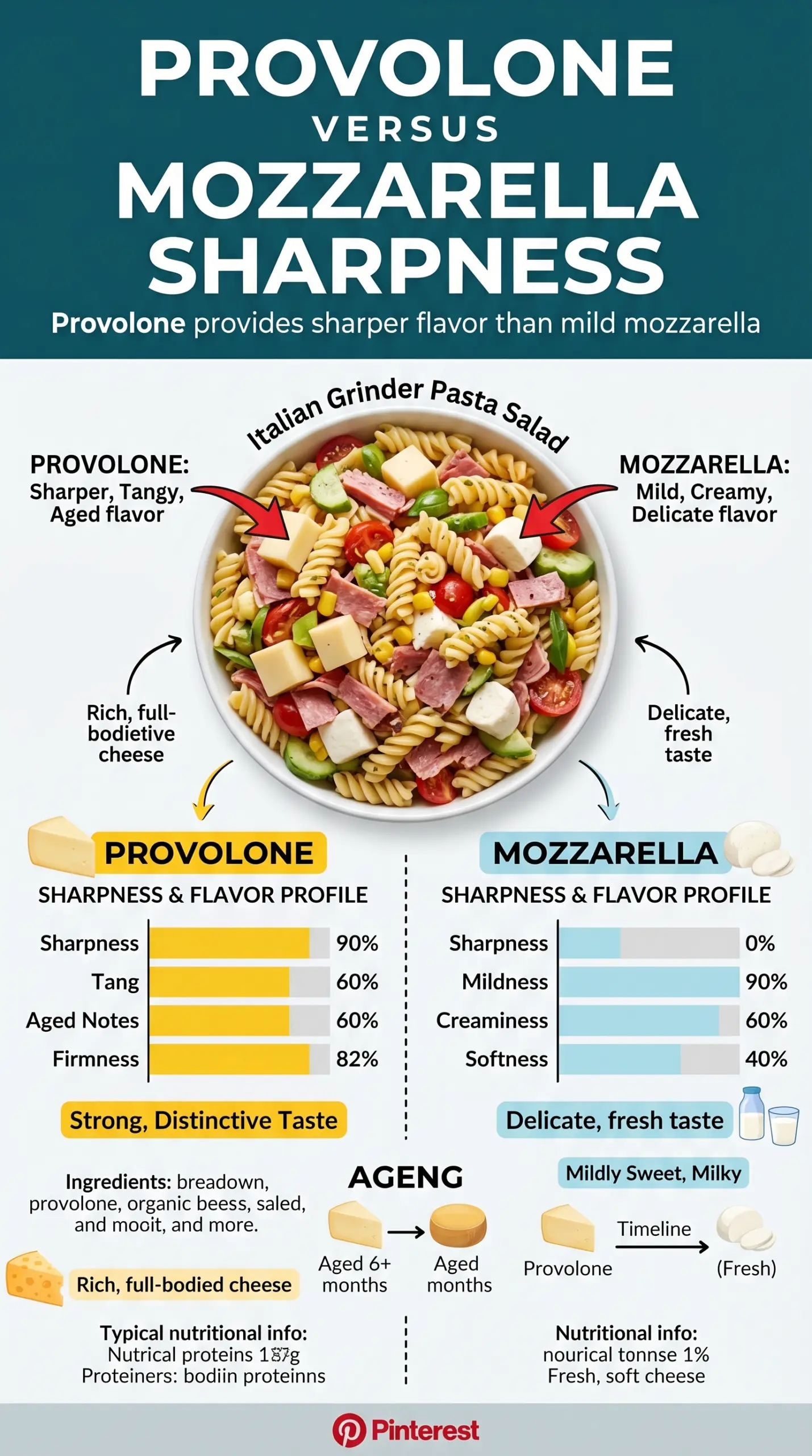 Italian Grinder Pasta Salad deli-style layers